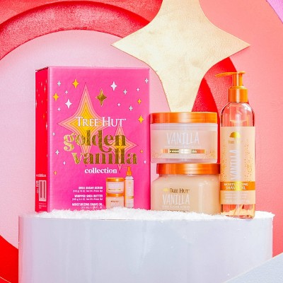 Tree Hut Golden Vanilla Gift Set 3ct - Imperfect Box
