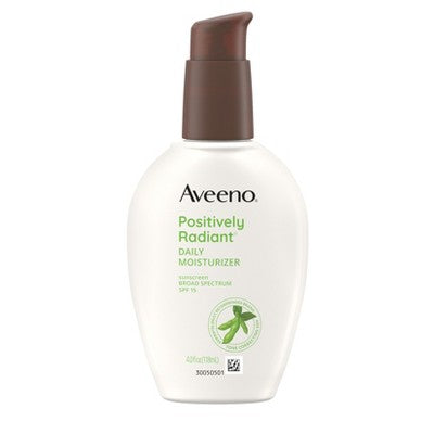 Aveeno Positively Radiant Daily Face Moisturizer SPF15 4oz - Missing Box