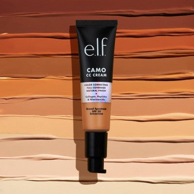 e.l.f. Camo CC Cream 460 W Tan 1.05oz - Imperfect Box