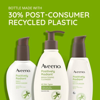Aveeno Positively Radiant Daily Face Moisturizer SPF15 4oz - Missing Box