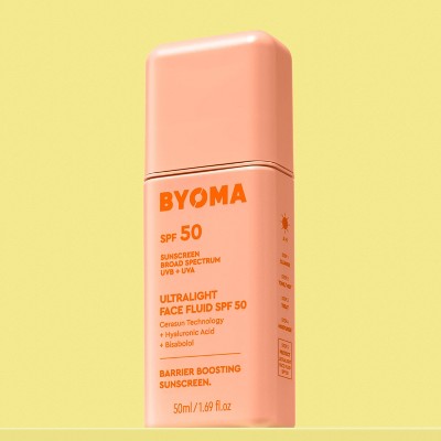 BYOMA Liquid Face Fluids SPF 50 1.69fl oz - Imperfect Container