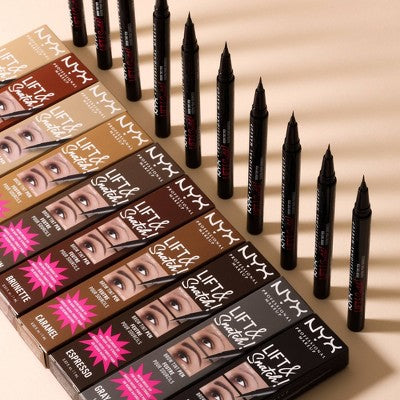 NYX Professional Makeup Lift N Snatch! Brow Tint Pen Black 0.03 fl oz - New